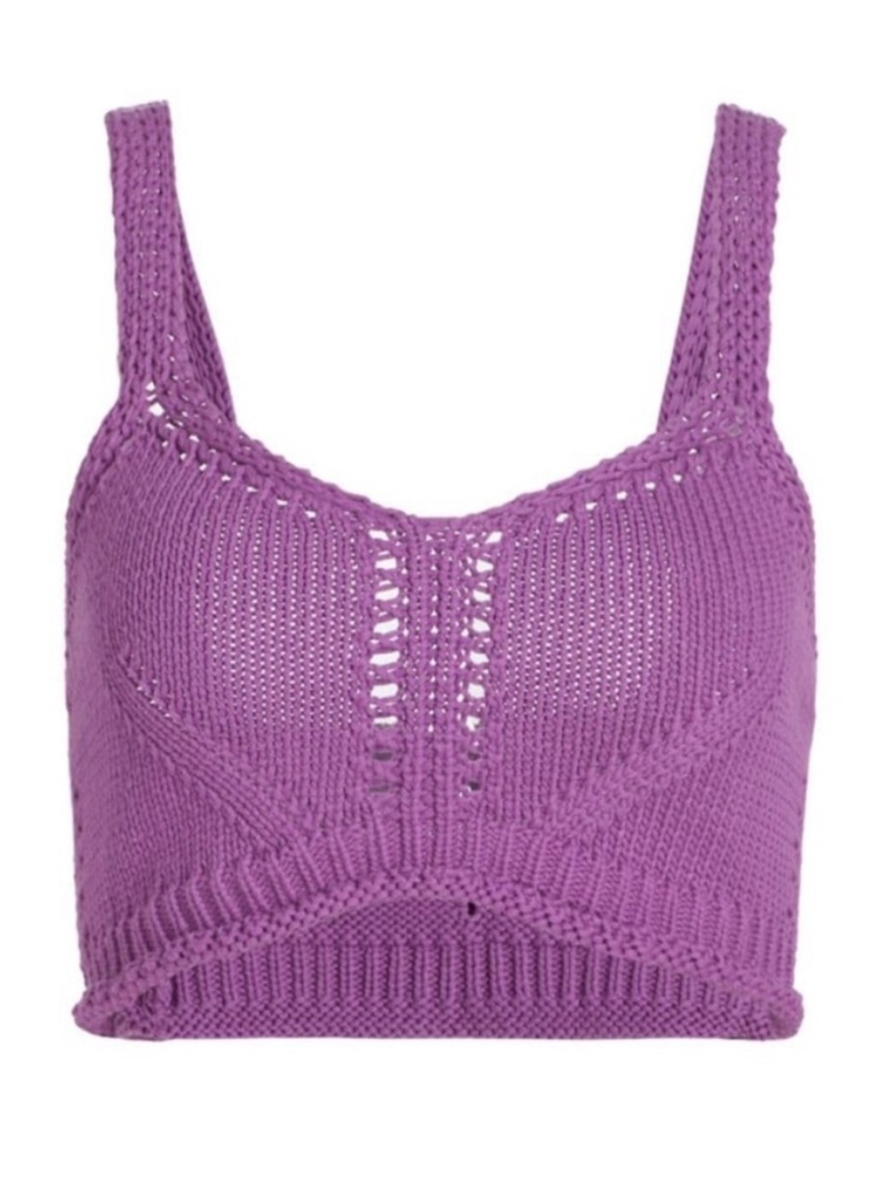 Ulla Johnson Celia Bralette Knit Crop Top